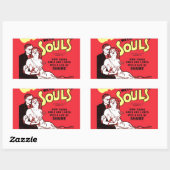 Gokken Rechthoekige Sticker (Vel)