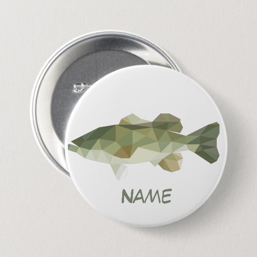 Gokken vissen Thunder_Cove Ronde Button 7,6 Cm (Voorkant /achterkant)