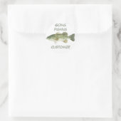 Gokken vissen Thunder_Cove Ronde Sticker (Tas)