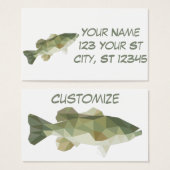 Gokken vissen Thunder_Cove Visitekaartje (Voorkant /achterkant)