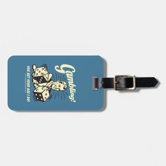 Gokken: Wedden dat ik het doe Bagagelabel (Voorkant horizontaal)