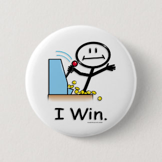 Gokken (win) ronde button 5,7 cm