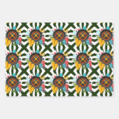 Gokken Wrapping Papier Flat Sheet Set van 3 Inpakpapier Vel (Voorkant)