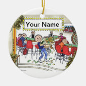 Gokker - Mannelijk Keramisch Ornament (Voorkant)