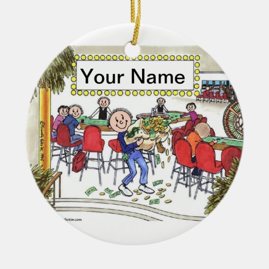 Gokker - Mannelijk Keramisch Ornament (Voorkant)