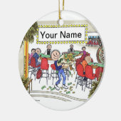 Gokker - Mannelijk Keramisch Ornament (Links)