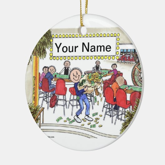 Gokker - Mannelijk Keramisch Ornament (Links)