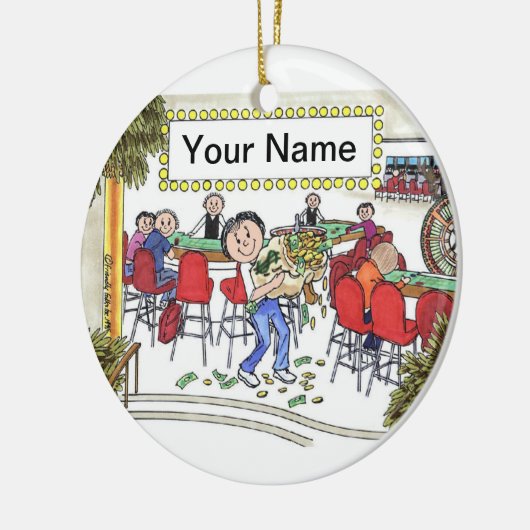 Gokker - Vrouw Keramisch Ornament (Links)