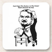 gokpoker casino sucker citeert kunst bier onderzetter (Voorkant)