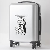 gokpoker casino sucker citeert kunst sticker (Koffer)