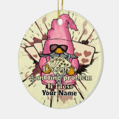 Gokprobleem gnoom keramisch ornament (Links)