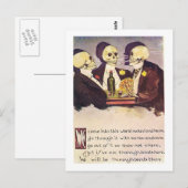 Gokskeletten — oud beeld briefkaart (Voorkant / Achterkant)