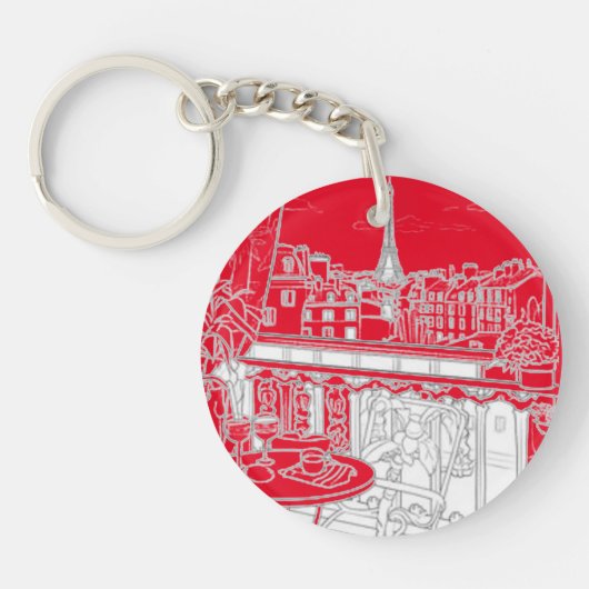 goksleutelhouders van acryl sleutelhanger (Voorkant)