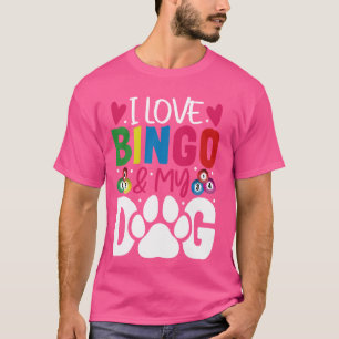 Gokspeler Bingo Game Lover Ik hou van Bingo en T-shirt