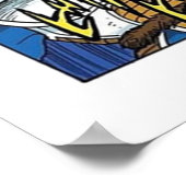 Goku vult VS Vegeta op Poster (Hoek)