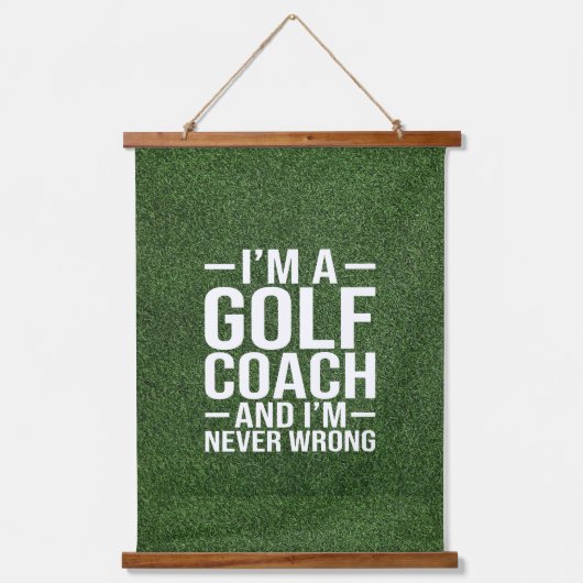 Gol Grappige quotes voor golfer Hangend Wandkleed (Voorkant 3)