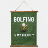 Gol Grappige quotes voor golfer Hangend Wandkleed (Voorkant 2)