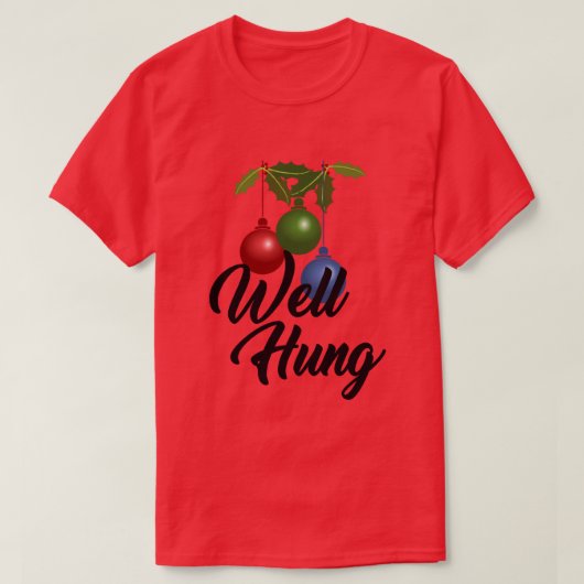 GOL HUNG CHRISTMAS ORNAMENT HUMOR T-SHIRT (Design voorkant)