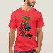 GOL HUNG CHRISTMAS ORNAMENT HUMOR T-SHIRT (Voorkant)