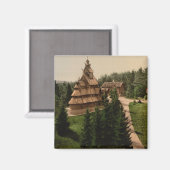 Gol Stave Church, Oslo, Noorwegen Magneet (Voorkant / Achterkant)