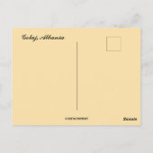 Golaj Albanië Briefkaart (Achterkant)