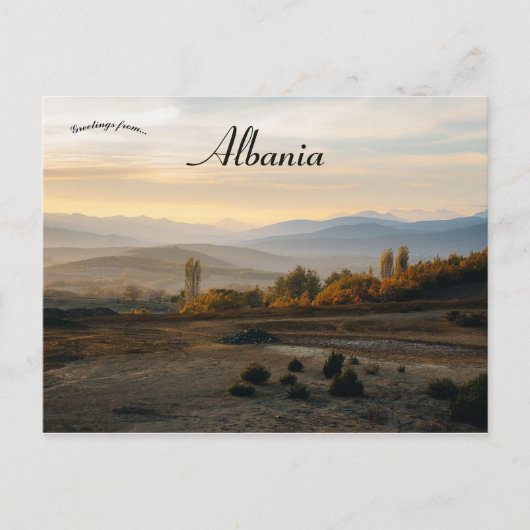 Golaj Albanië Briefkaart (Voorkant)