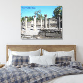 Golan Katzrin Synagogue Canvas Afdruk (Insitu (Slaapkamer))