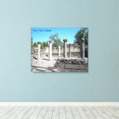 Golan Katzrin Synagogue Canvas Afdruk (Insitu (Houten vloer))