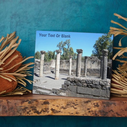 Golan Katzrin Synagogue Fotoplaat (Zijkant)