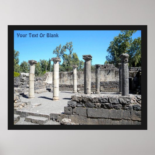 Golan Katzrin Synagogue Poster (Voorkant)