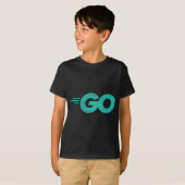 Golang Go programmeertaal - Go logo voor Go De T-shirt (Voorkant volledig)