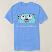 golang gopher 1 t-shirt (Design voorkant)