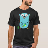 Golang Gopher Go Knitting Classic T-Shirt (Voorkant)