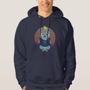 Golang Gopher in cyberpunk stijl Hoodie