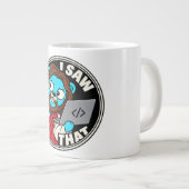Golang Gopher Jezus meme Grote Koffiekop (Voorkant rechts)