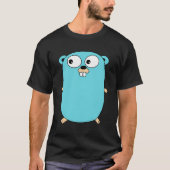 Golang Gopher Programmer Hoodie T-shirt (Voorkant)