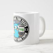 Golang Gopher Test meme Grote Koffiekop (Voorkant rechts)