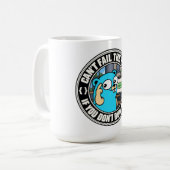 Golang Gopher Test meme Koffiemok (Voorkant links)
