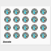 Golang Gopher Test meme Ronde Sticker (Vel)