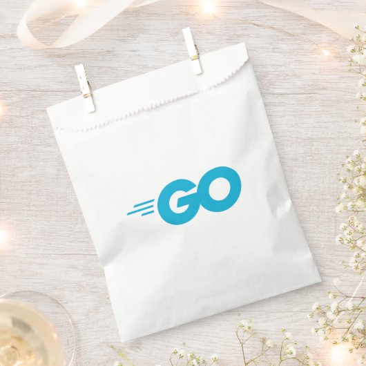 Golang-logo (Go-programmeertaal) Bedankzakje (Geknipt)