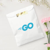 Golang-logo (Go-programmeertaal) Bedankzakje (Gezegeld)