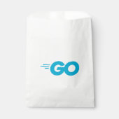 Golang-logo (Go-programmeertaal) Bedankzakje (Voorkant)