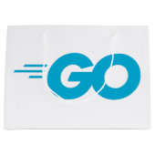 Golang-logo (Go-programmeertaal) Groot Cadeauzakje (Voorkant)