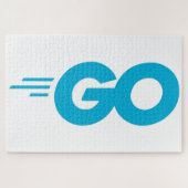 Golang-logo (Go-programmeertaal) Legpuzzel (Horizontaal)