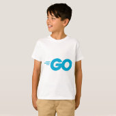 Golang-logo (Go-programmeertaal) T-shirt (Voorkant volledig)