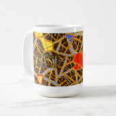 GOLD 11L25 - Artistic Mug - GGAST Koffiemok (Voorkant links)