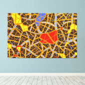 GOLD 11L25 - Stretched Canvas Print ( 62" x 41" ) (Insitu (Houten vloer))