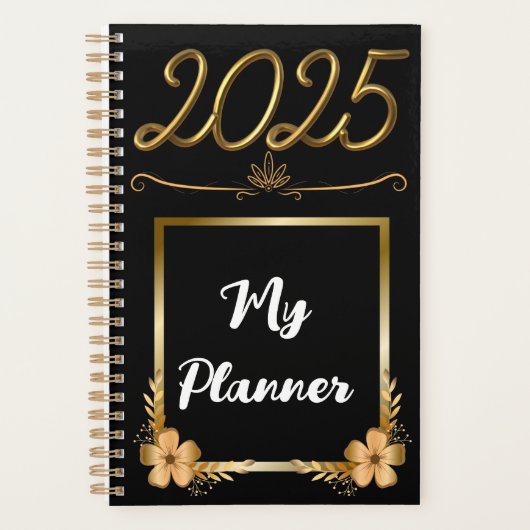 Gold 2025 Planner (Voorkant)