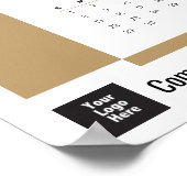Gold 2026 Corporate Wall Calendar Poster (Hoek)