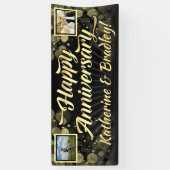 Gold 2 Fijne Jubileum Spandoek (Verticaal)